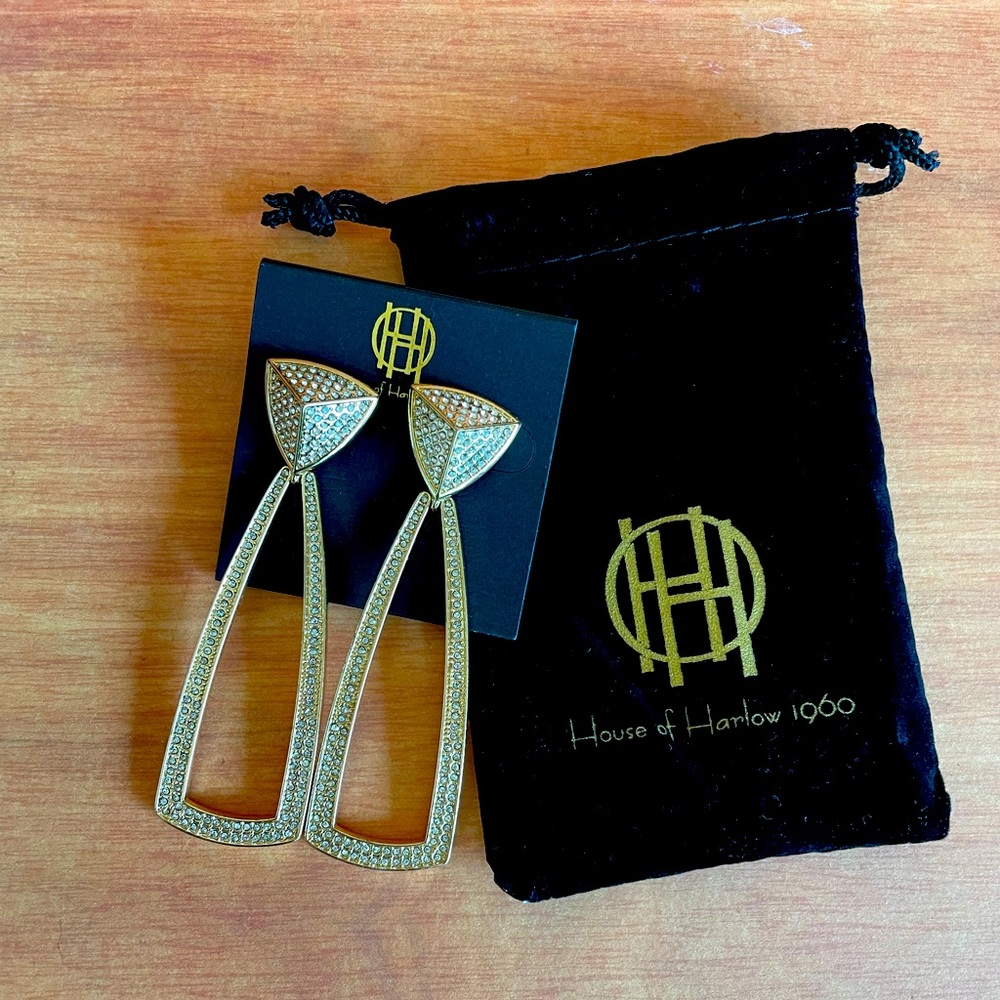 House of Harlow Door Knocker Earrings - NWT